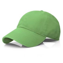 Cotton Baseball Cap Ball Hat Adjustable Plain Solid Washed Men Washed Li... - $25.99 CAD