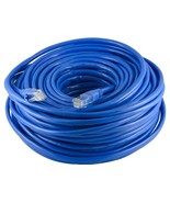 Blue 100Ft RJ-45 23AWG Cat-6 UTP Gigabit Ethernet Lan Network Cable - £14.23 GBP