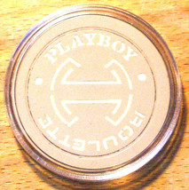 (1) Playboy Casino Roulette Chip - Atlantic City, New Jersey - Light Brown -1981 - $11.95