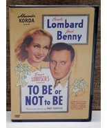 To Be Or Not To Be DVD Carole Lombard Jack Benny Alexander Korda - £26.59 GBP