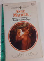 brittle bondage by anne mather harlequin novel fiction paperback good - £3.73 GBP