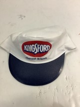 kingsford charcoal briquets white  fabric and plastic hat - £7.55 GBP