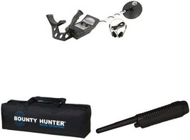 Metal Detector, Pinpointer, And Bag In A Bounty Hunter Package. - £160.47 GBP