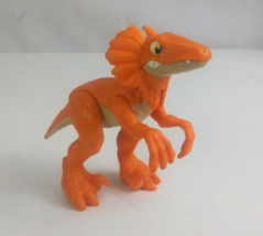 Fisher Price Imaginext Orange Velociraptor 4.5&quot; Action Figure - £7.74 GBP