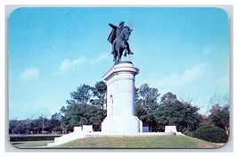 General Sam Houston Statue Hermann Park Houston Texas TX Chrome Postcard M18 - £3.90 GBP