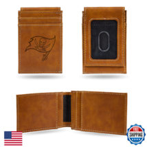Rico Industries Laser Engraved Front Pocket Wallet Tampa Bay Buccaneers NFL - $41.92