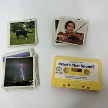 Vintage What&#39;s That Sound Cassette &amp; Cards 1987 Discovery Toys Education... - $18.73