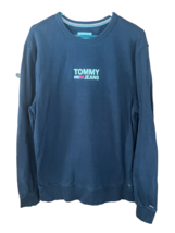 Tommy Hilfiger Jeans Crew Neck Sweatshirt Mens Medium Black Pullover - $29.67