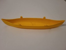 11” Yellow Tonka Canoe with tabs - Vintage toy used - $16.61