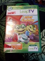 LeapFrog LeapTV Letter Factory Adventures Educational Active Video Game Age 3-5 - £6.21 GBP