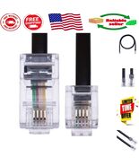 High-Quality 1 Meter RJ11 6P4C to RJ45 8P8C Telephone Connector Cable - $26.56 CAD