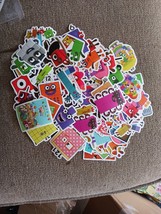 52 STICKERS! No Duplicates - Number Blocks Stickers Birthday Gift - £6.26 GBP