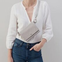HOBO Winn Belt and Crossbody Bag, Light Gray, - $115.00