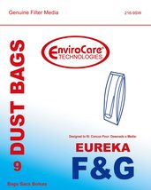 EnviroCare Replacement Premium Vacuum Cleaner Dust Bags made to fit Eureka F&G U - $12.46