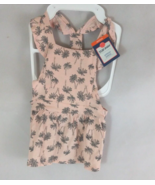 NWT Top Paw Pink Palm Apron Dress Dog Size Medium - $177.96 MXN