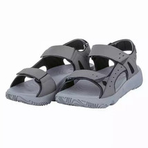 Hurley Men&#39;s Size 12 Hook and Loop Strap Sandal, Gray - £14.93 GBP