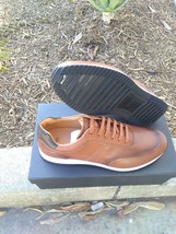 Hugo Boss Casual Shoes Legacy Runn Burs Medium Brown Size 7 US Men - £173.69 GBP