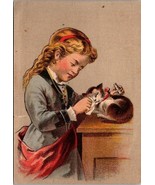 Vintage Dr Isaac Thompsons Celebrated Eye Water Advertisement Trade Card... - £22.02 GBP