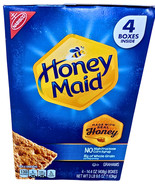 Nabisco Honey Maid Honey Graham Crackers 4 Packs x 14.4 Oz EXP 03/2026 - $22.19
