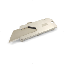 Navaja Cutter Metálico Chico y de bolsillo y llavero Auto-retráctil - K2... - $611.44 MXN
