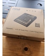 Pyle Professional Audio Mixer Sound Board Console System USB Interface 4... - $94.13 CAD