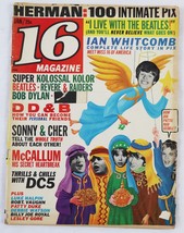 ORIGINAL Vintage October 1966 16 Magazine Beatles Rolling Stones Paul McCartney - £11.83 GBP
