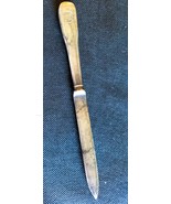 Vintage Weighted Handle Silver Letter Opener - $44.48 CAD