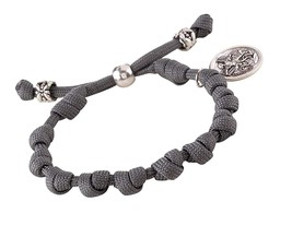 St. Michael Guardian Angel Paracord Rosary Bracelet, - $36.87