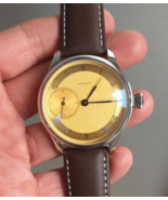 Custom Built Molnija Aviator Watch Vintage 1960&#39;s Movement in 44mm Steel... - $5,166.39 MXN