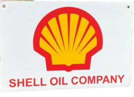 Shell Oil Company Foamboard Sign Gas Oil Advertising Garage Shop Rare 30 x 20 - £41.63 GBP