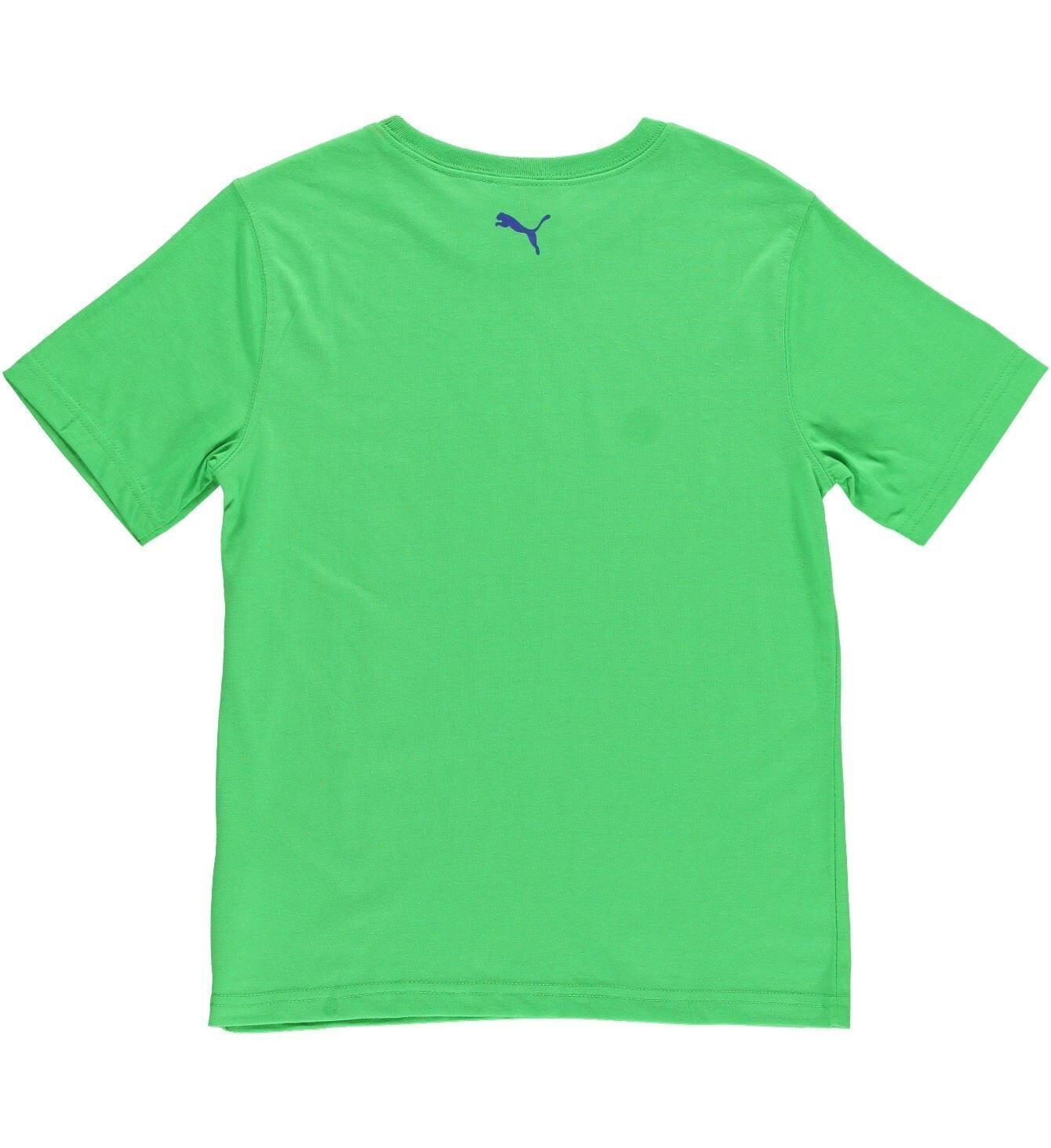 Puma Boys Sports T-Shirt Classic Green Medium Size - $19.75
