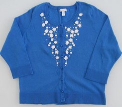 Charter Club Women&#39;s Cotton Cardigan Sweater Size XL - $15.00