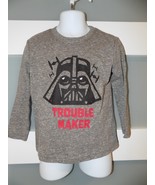 Jumping Beans Gray Heathered Darth Vader Long Sleeve T-Shirt Size 2T NEW - €11,76 EUR