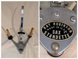 Ray Robinson Saxophone Sax Aluminum Standette Flute Clarinet Stand USA - €35,83 EUR