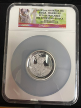 2015-P Australia 5 Oz. S$8 Silver Koala High Relief NGC PF70 Ultra Cameo CoA - £311.39 GBP