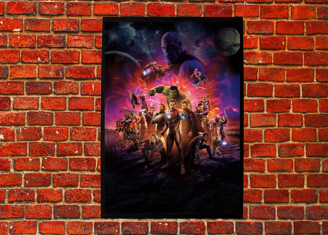 Avengers Infinity War artwork movie marvel poster - $3.00