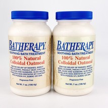 Baththerapy Soothing Bath Treatment Natural Colloidal Oatmeal Lot 2 Queen Helene - £17.74 GBP
