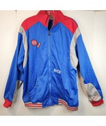 Gutsy Vintage Style Red / Blue / Grey Sporting Jacket Unisex Size Large - £23.60 GBP