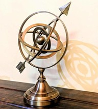 Brass Celestial Globe Large Size Armillary Globe Showpiece Sphere Map At... - $191.01