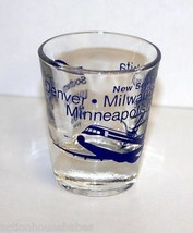 Southern 1949-1979 30th year SHOT GLASS -Airline- New Service to Denver,... - $19.99