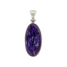 Starborn Charoite Stone Pendant Necklace (22&quot;) Purple - £128.04 GBP