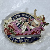 2007 Hard Rock Hotel Las Vegas Nevada Christmas Restaurant Lapel Hat Pin... - $17.95