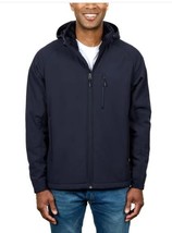 Kirkland Signature Mens Jacket Blue Softshell Stretch Windproof Water-Re... - $54.99