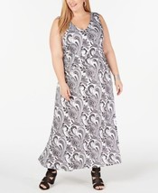 allbrand365 designer Womens Plus Size Printed Maxi Dress, Romantic Paisley, 2X - £49.13 GBP