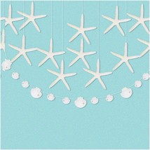 Sea Breeze Starfish Garland - Coastal Nautical Party Decor, Mermaid Birthday, Be - $32.66