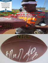 Antrel Rolle NY Giants Cardinals Miami signed NFL football proof Beckett... - $108.89