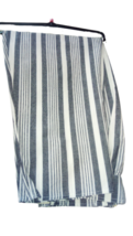 Women&#39;s Trousers Striped Size 46 Trendy 100% White Cotton Blue New Shop Cool - £30.02 GBP