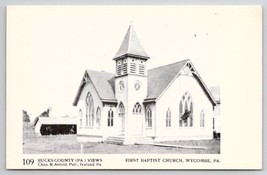 Wycombe PA First Baptist Church 1978 Wash. Co Cross Card Coll Club Postcard C49 - $9.95