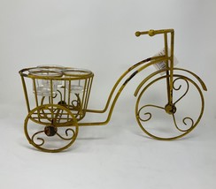 Tricycle Candle Holder Rustic Metal Nostalgia Yard vintage style Tabletop Decor - £28.31 GBP