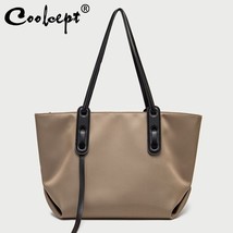 Coolcept Fashion Women Simplicity Tote  Bag Printing Summer Women Shoulder Bag W - £45.08 GBP